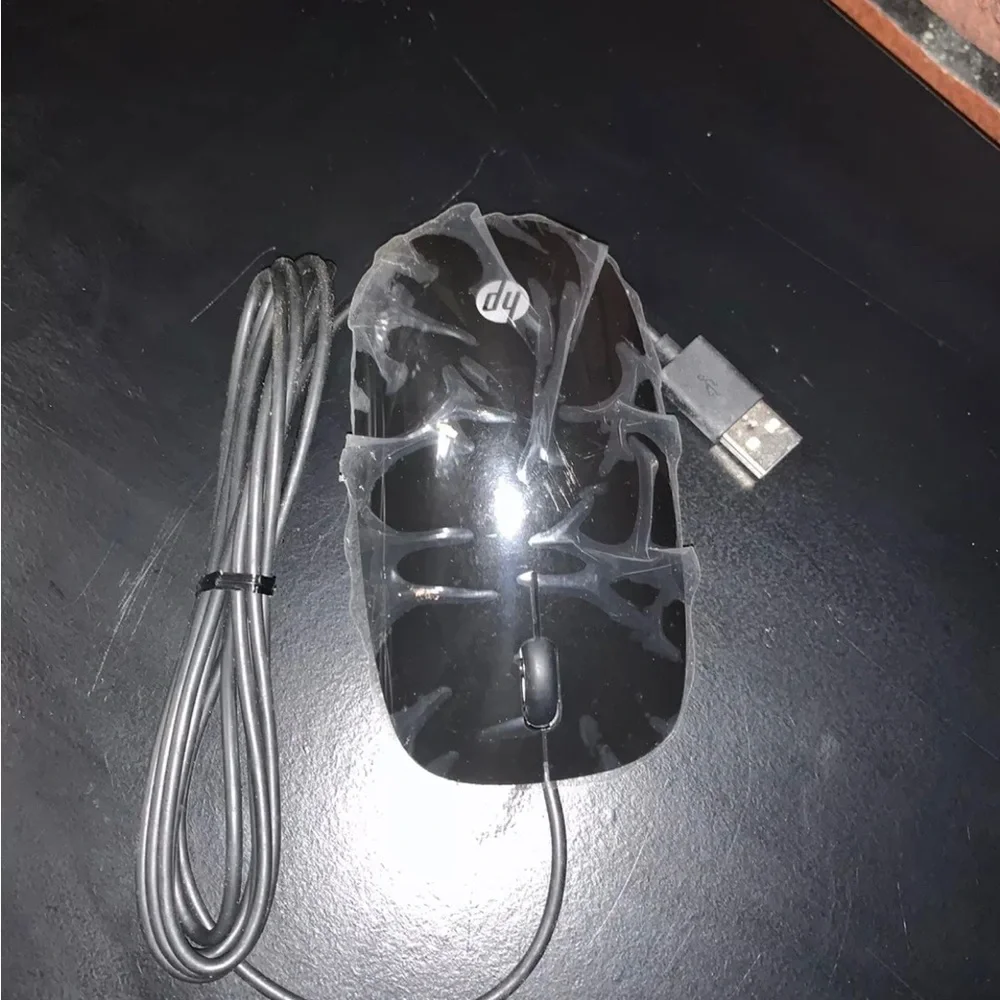 Genuine HP MSU1459 USB Black Wired Mouse New